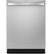 Front Zoom. GE - Top Control Built-In Dishwasher with Stainless Steel Tub, 48dBA - Stainless Steel.