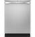 Front. GE - Top Control Built-In Dishwasher with Stainless Steel Tub, 48dBA - Stainless Steel.