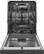 Alt View 12. Café - Modern Glass Top Control Built-In Dishwasher with Stainless Steel Tub, Ultra Dry, 3rd Rack, 45 dBa - Platinum Glass.