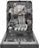 Alt View 13. Café - Modern Glass Top Control Built-In Dishwasher with Stainless Steel Tub, Ultra Dry, 3rd Rack, 45 dBa - Platinum Glass.