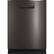 Front. Haier - Top Control Built-In Dishwasher with Stainless Steel Tub, 50dBA - Black Stainless Steel.