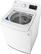 Left. LG - 4.5 Cu. Ft. High-Efficiency Top Load Washer with TurboDrum Technology - White.
