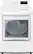Front. LG - 7.3 Cu. Ft. Electric Dryer with Sensor Dry.