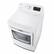 Left. LG - 7.3 Cu. Ft. Electric Dryer with Sensor Dry - White.