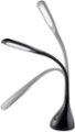 Alt View Zoom 12. OttLite - Creative Curves LED Desk Lamp with Four Brightness Settings, Adjustable Height and Clear Sun Technology - Black.