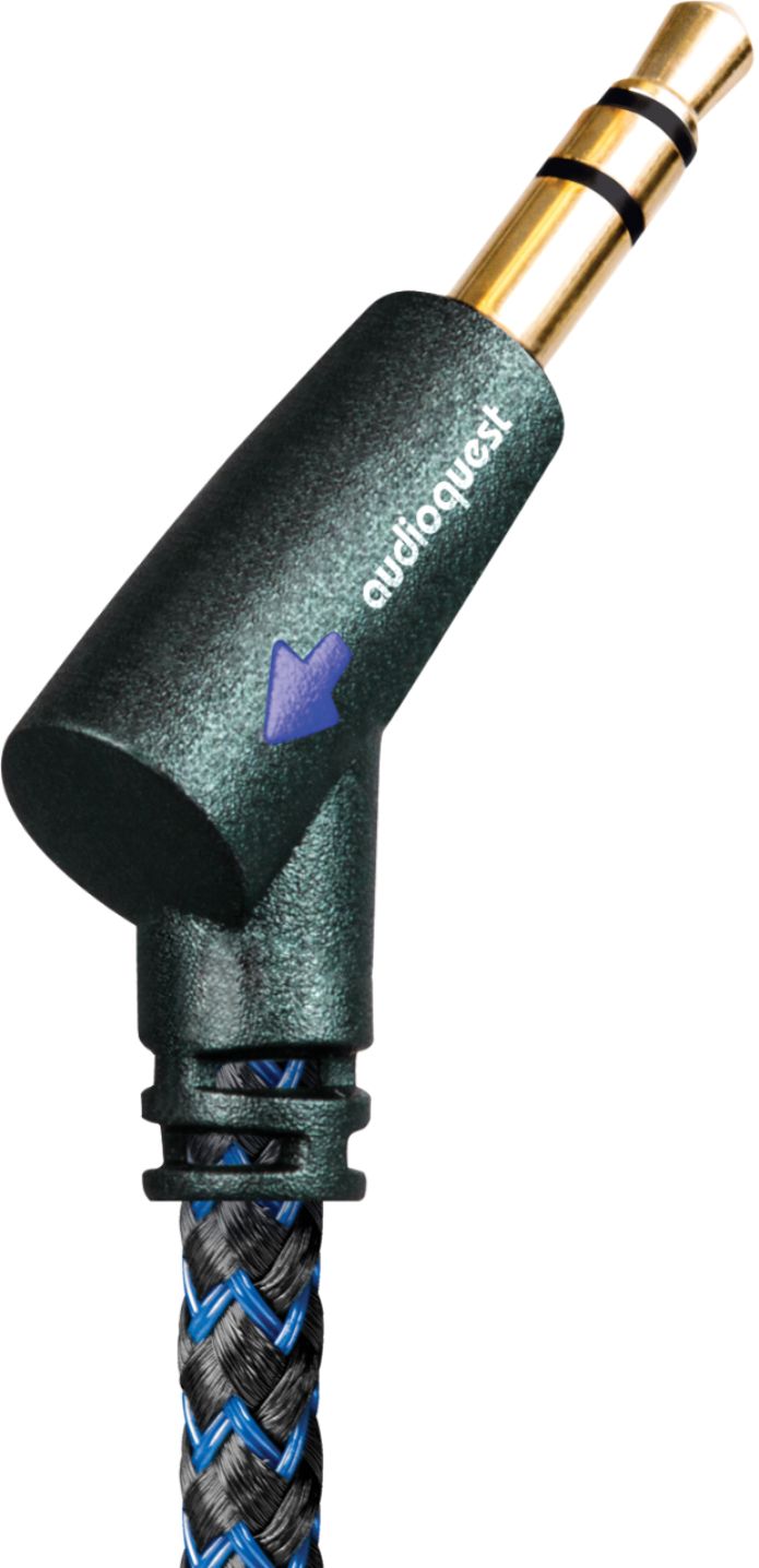 Alt View 11. AudioQuest - Sky 4' Stereo Audio Cable - Black/Blue.