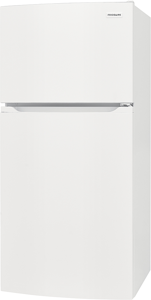 Angle View: Frigidaire - 13.9 Cu. Ft. Top-Freezer Refrigerator - White