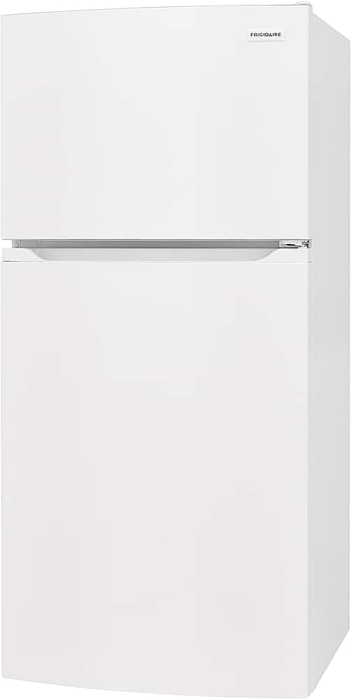 Angle. Frigidaire - 13.9 Cu. Ft. Top-Freezer Refrigerator - White.