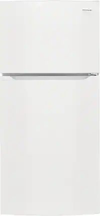 Front. Frigidaire - 13.9 Cu. Ft. Top-Freezer Refrigerator - White.