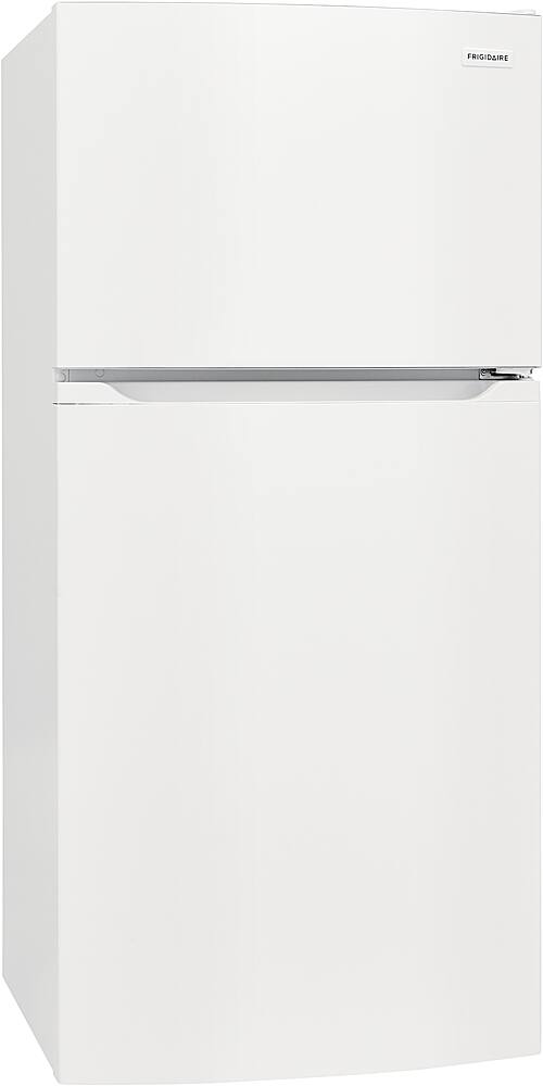 Left. Frigidaire - 13.9 Cu. Ft. Top-Freezer Refrigerator - White.