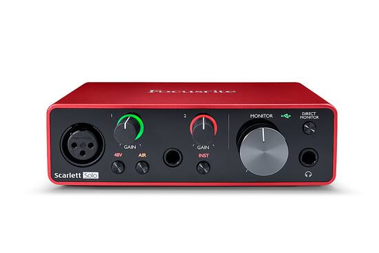 Focusrite Scarlett Solo 3rd Gen Black/Red AMS-SCARLETT-SOLO-3G - Best Buy