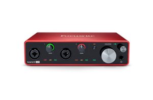 Focusrite - Scarlett 4i4 3rd Generation Audio Interface - Red - Front_Zoom