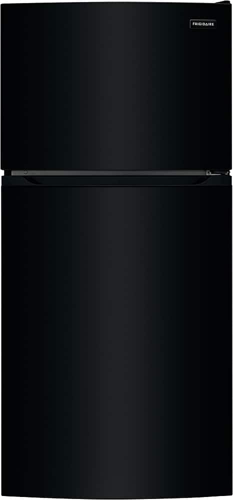 Front. Frigidaire - 13.9 Cu. Ft. Top-Freezer Refrigerator - Black.
