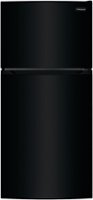 Frigidaire - 13.9 Cu. Ft. Top-Freezer Refrigerator - Black - Front_Zoom