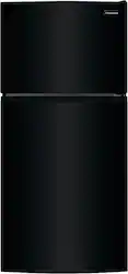 Frigidaire - 13.9 Cu. Ft. Top-Freezer Refrigerator - Black - Front_Zoom