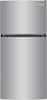 Front. Frigidaire - 13.9 Cu. Ft. Top-Freezer Refrigerator - Brushed Steel.