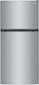 Front Zoom. Frigidaire - 13.9 Cu. Ft. Top-Freezer Refrigerator - Brushed Steel.
