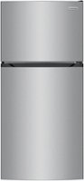 Frigidaire - 13.9 Cu. Ft. Top-Freezer Refrigerator - Brushed Steel - Front_Zoom