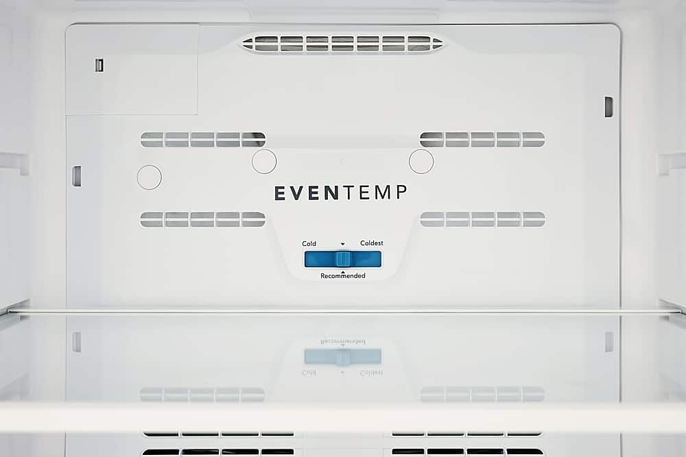 Alt View 1. Frigidaire - 13.9 Cu. Ft. Top-Freezer Refrigerator - Brushed Steel.