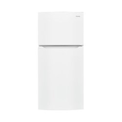 Frigidaire - 13.9 Cu. Ft. Top-Freezer Refrigerator - White - Front_Zoom