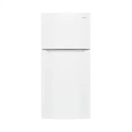 Front. Frigidaire - 13.9 Cu. Ft. Top-Freezer Refrigerator - White.