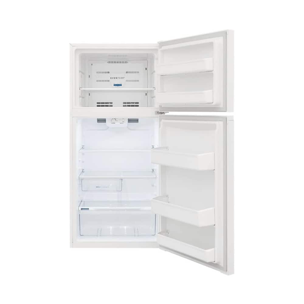 Alt View 12. Frigidaire - 13.9 Cu. Ft. Top-Freezer Refrigerator - White.