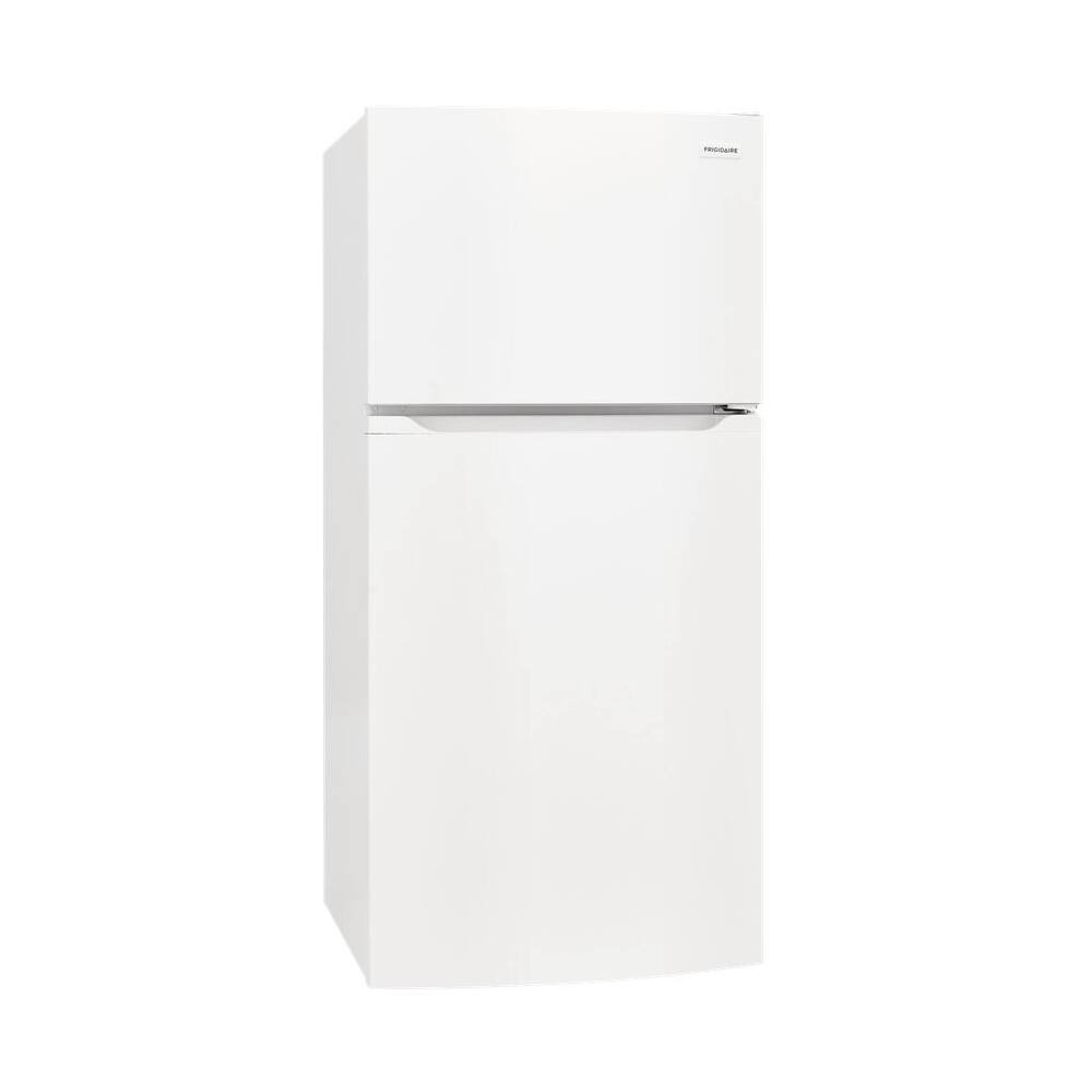 Left. Frigidaire - 13.9 Cu. Ft. Top-Freezer Refrigerator - White.