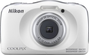 Nikon - Coolpix W150 13.2-Megapixel Digital Camera - White - Front_Zoom