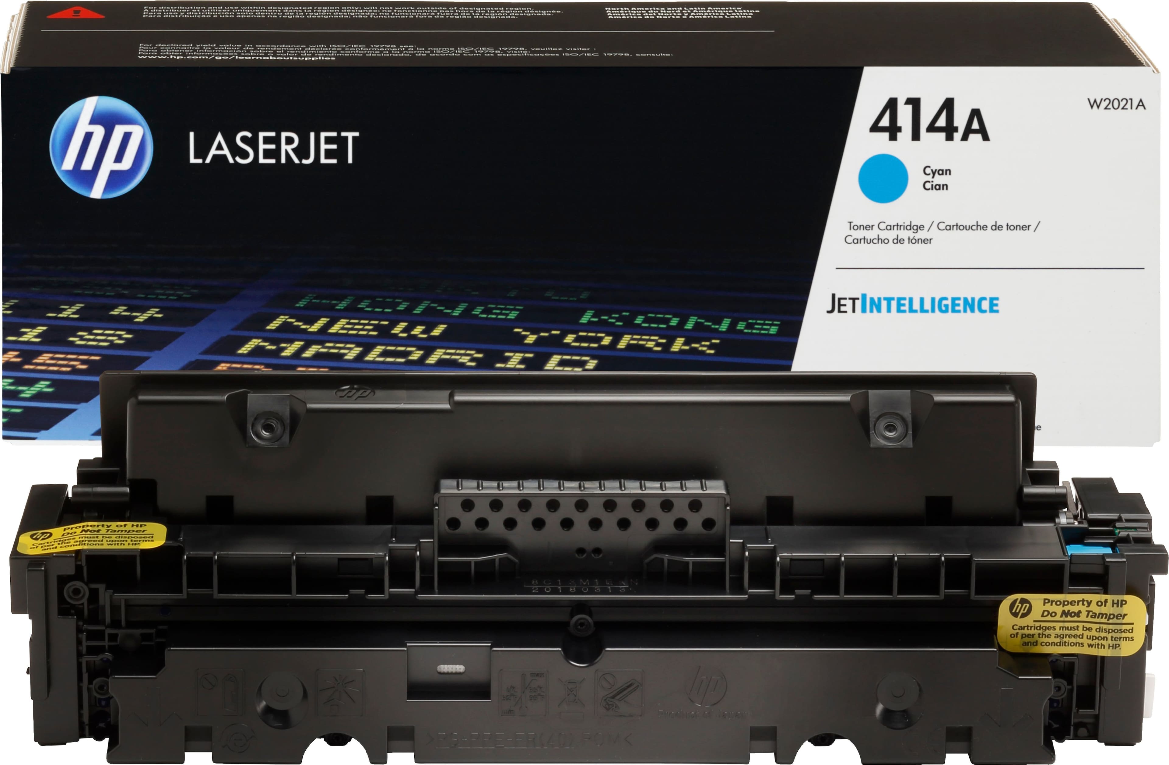 Alt View 11. HP - 414A Standard Capacity Toner Cartridge - Cyan.