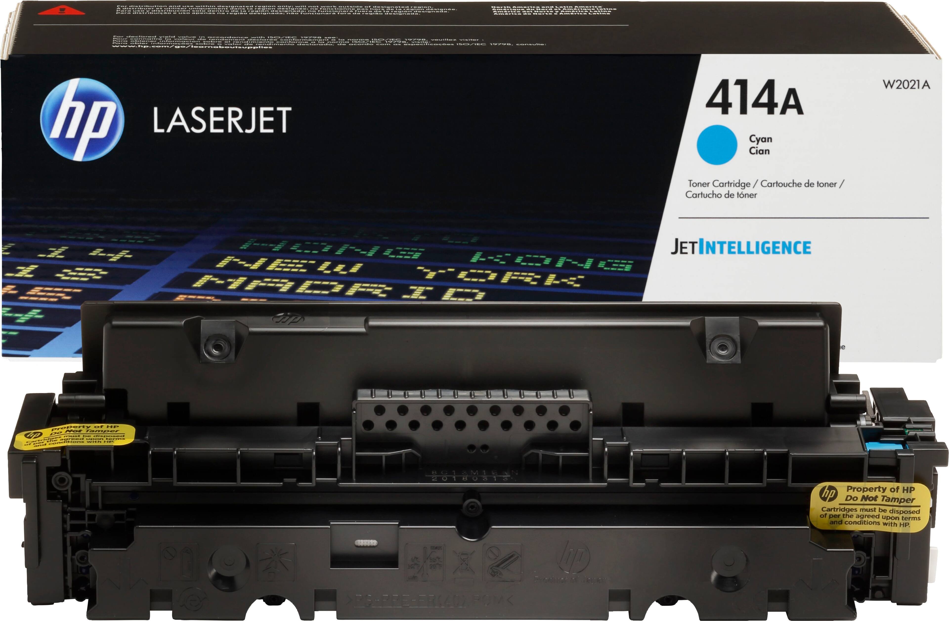 Alt View 11. HP - 414A Standard Capacity Toner Cartridge - Cyan.