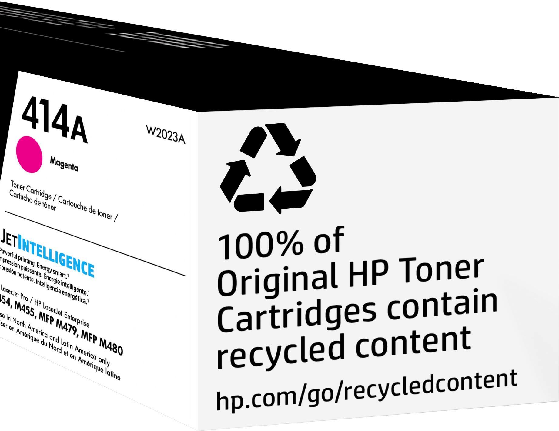 Alt View 15. HP - 414A Standard Capacity Toner Cartridge - Magenta.