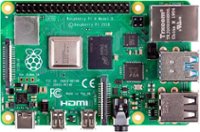 Front. CanaKit - Raspberry Pi 4 2GB with CanaKit Power Supply - Black.