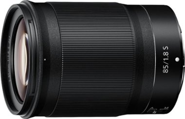 NIKKOR Z 85mm f/1.8 S Telephoto Lens for Nikon Z Cameras - Black - Front_Zoom