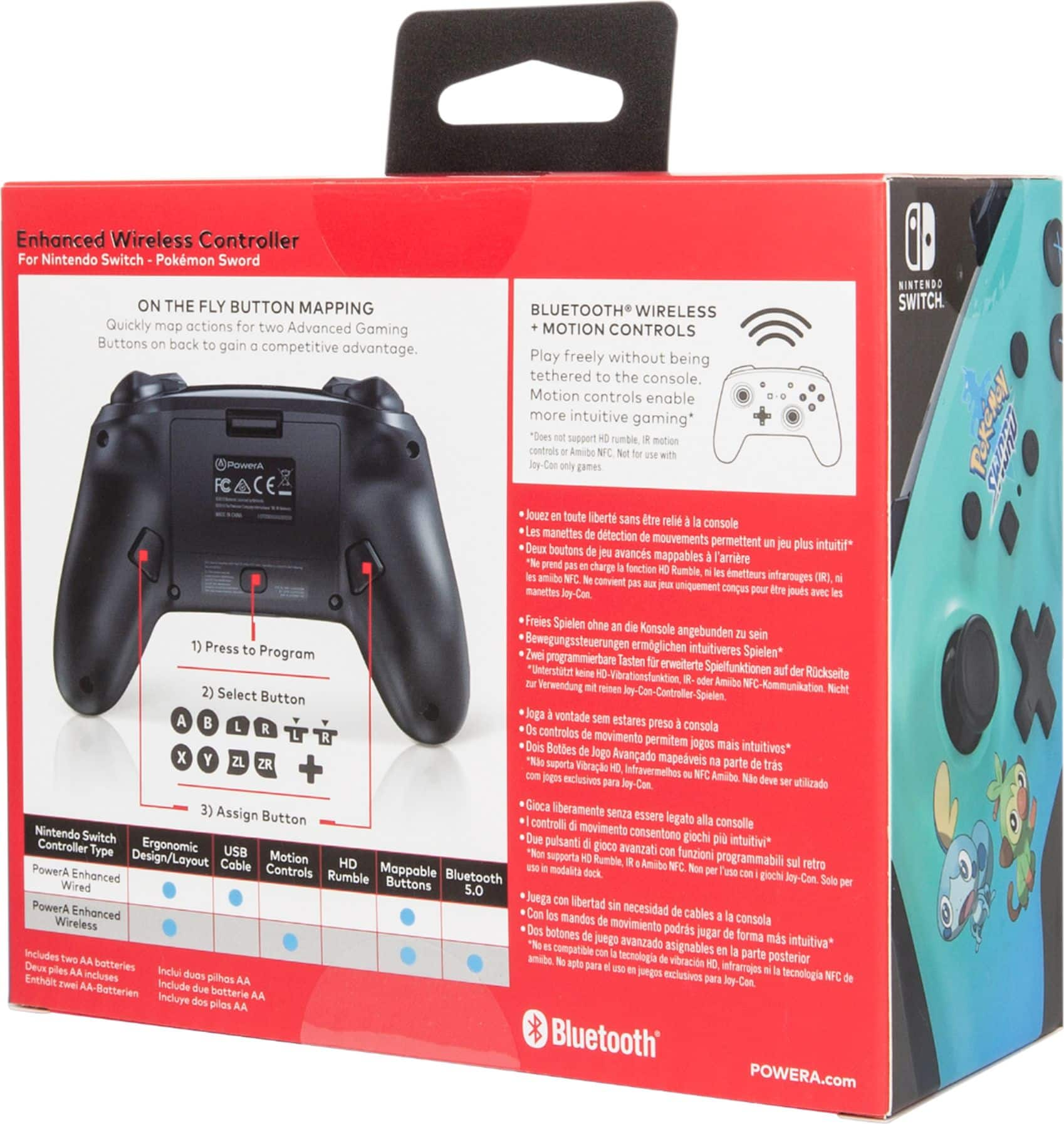 PowerA Enhanced Wireless Controller for Nintendo Switch - Pokémon