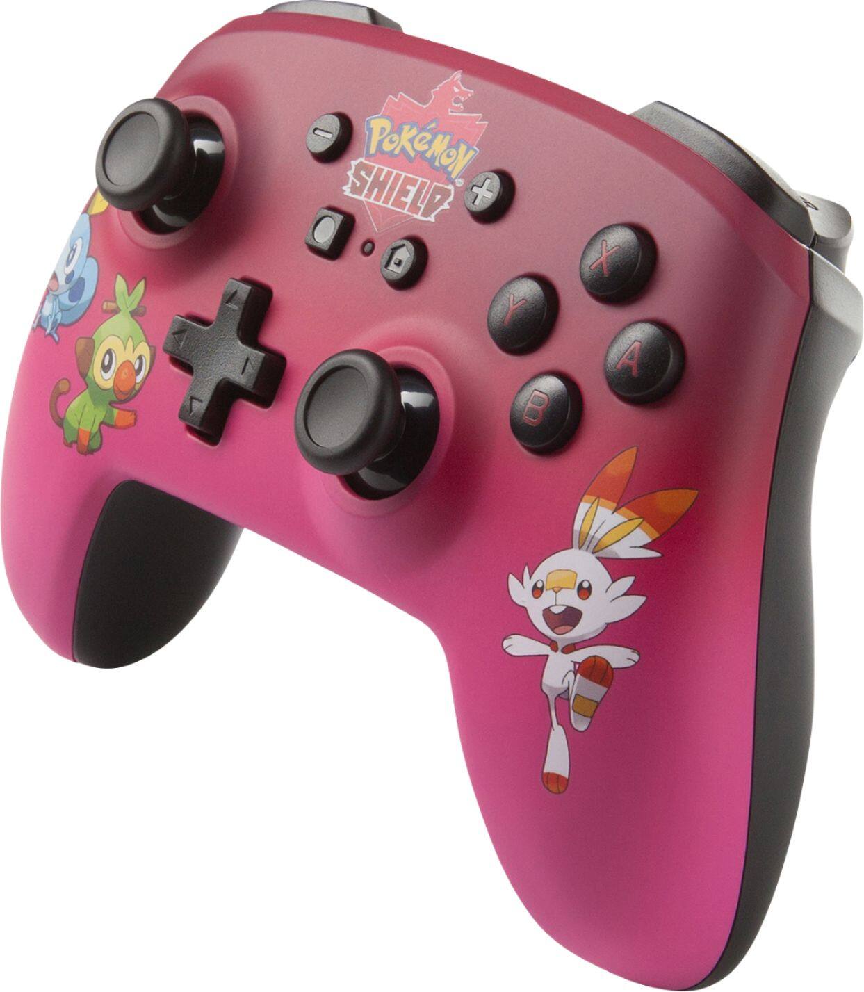 Left. PowerA - Enhanced Wireless Controller for Nintendo Switch - Pokémon Shield.