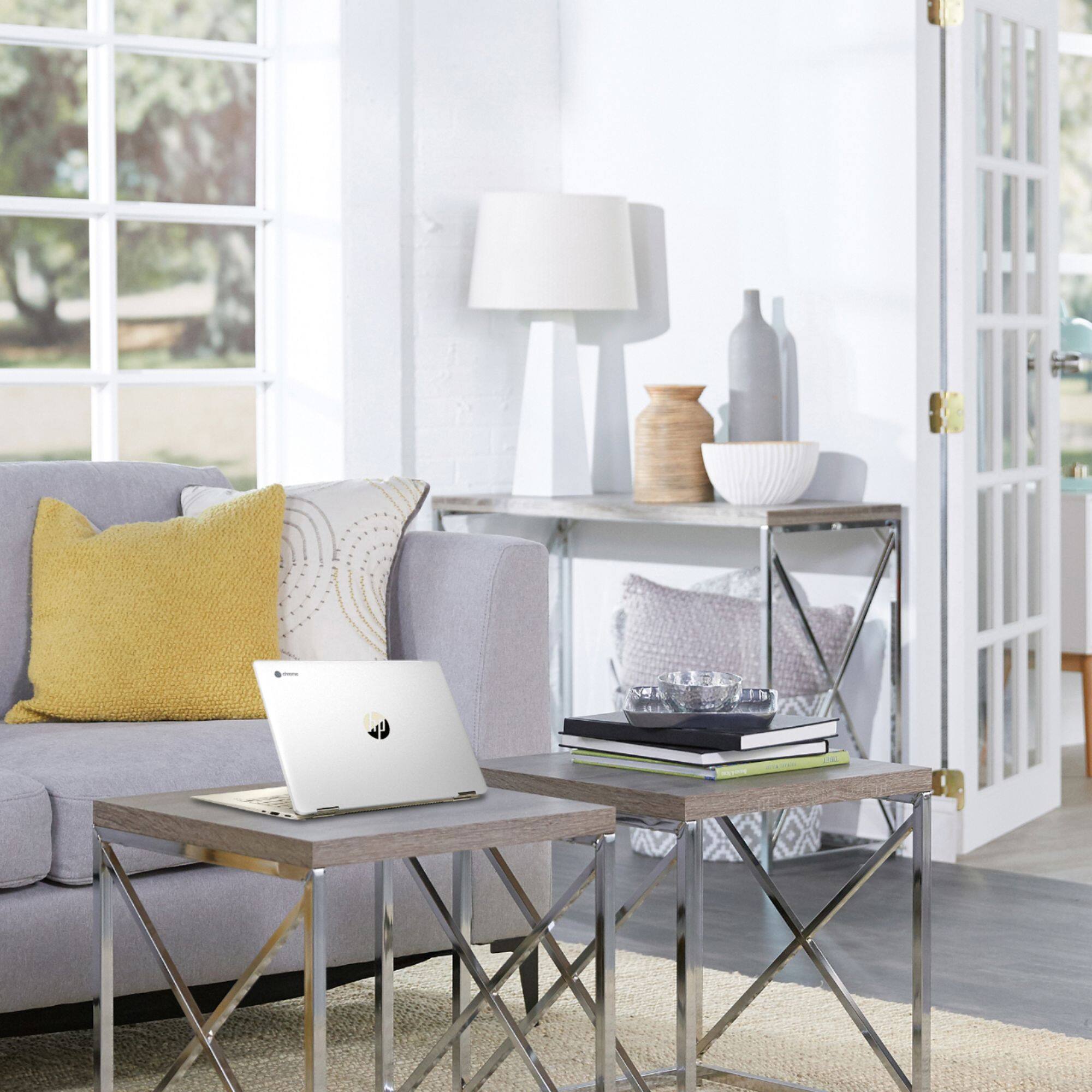 Alt View 15. HP - 2-in-1 14" Touch-Screen Chromebook - Intel Core i3 - 8GB Memory - 64GB eMMC Flash Memory.