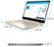 Left Zoom. HP - 2-in-1 14" Touch-Screen Chromebook - Intel Core i3 - 8GB Memory - 64GB eMMC Flash Memory - White.