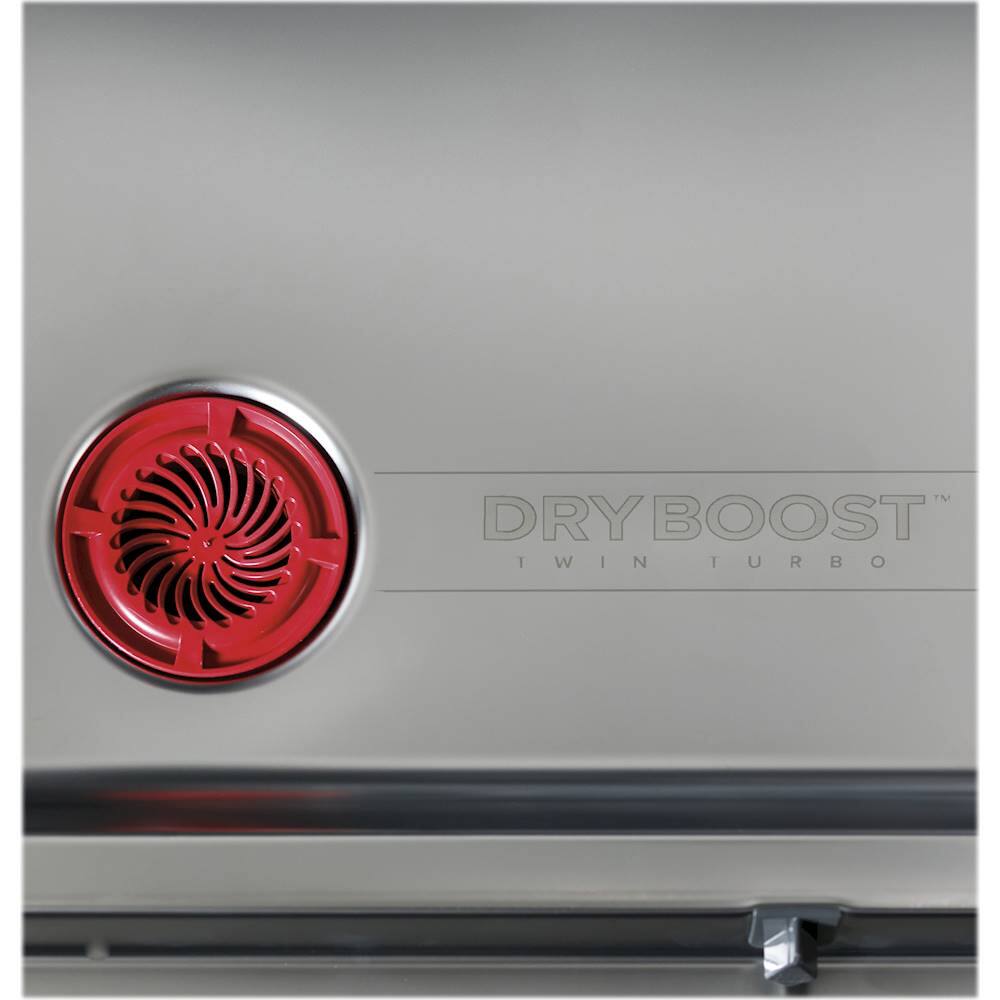 Alt View 18. GE Profile - Hidden Control Built-In Dishwasher with Stainless Steel Tub, Fingerprint Resistance, 3rd Rack, 39 dBA - Stainless steel.