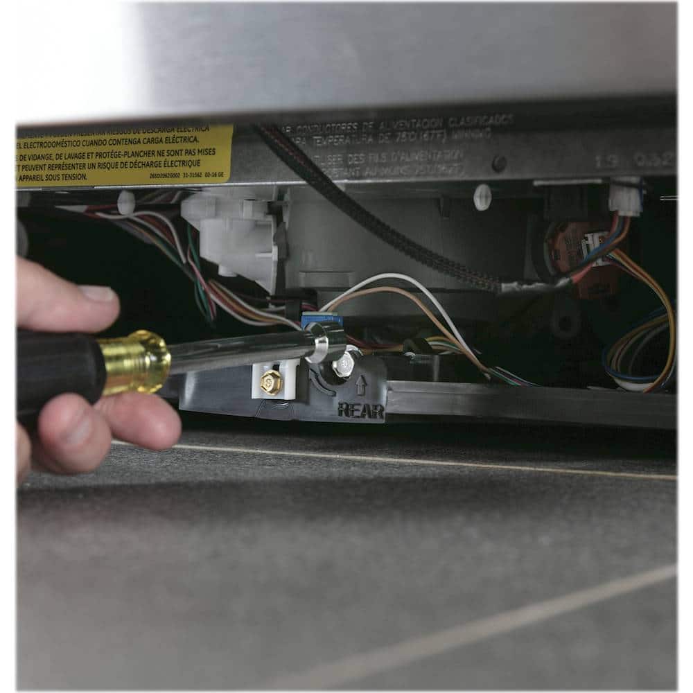 Alt View 20. GE Profile - Hidden Control Built-In Dishwasher with Stainless Steel Tub, Fingerprint Resistance, 3rd Rack, 39 dBA - Stainless steel.