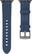Left. Platinum™ - Soft Leather Watch Band for Apple Watch 42, 44mm (Series 1-8) and Apple Watch Ultra 49mm - Navy.