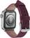 Alt View 15. Platinum™ - Soft Leather Watch Strap for Apple Watch™ 38mm and 40mm - Maroon.