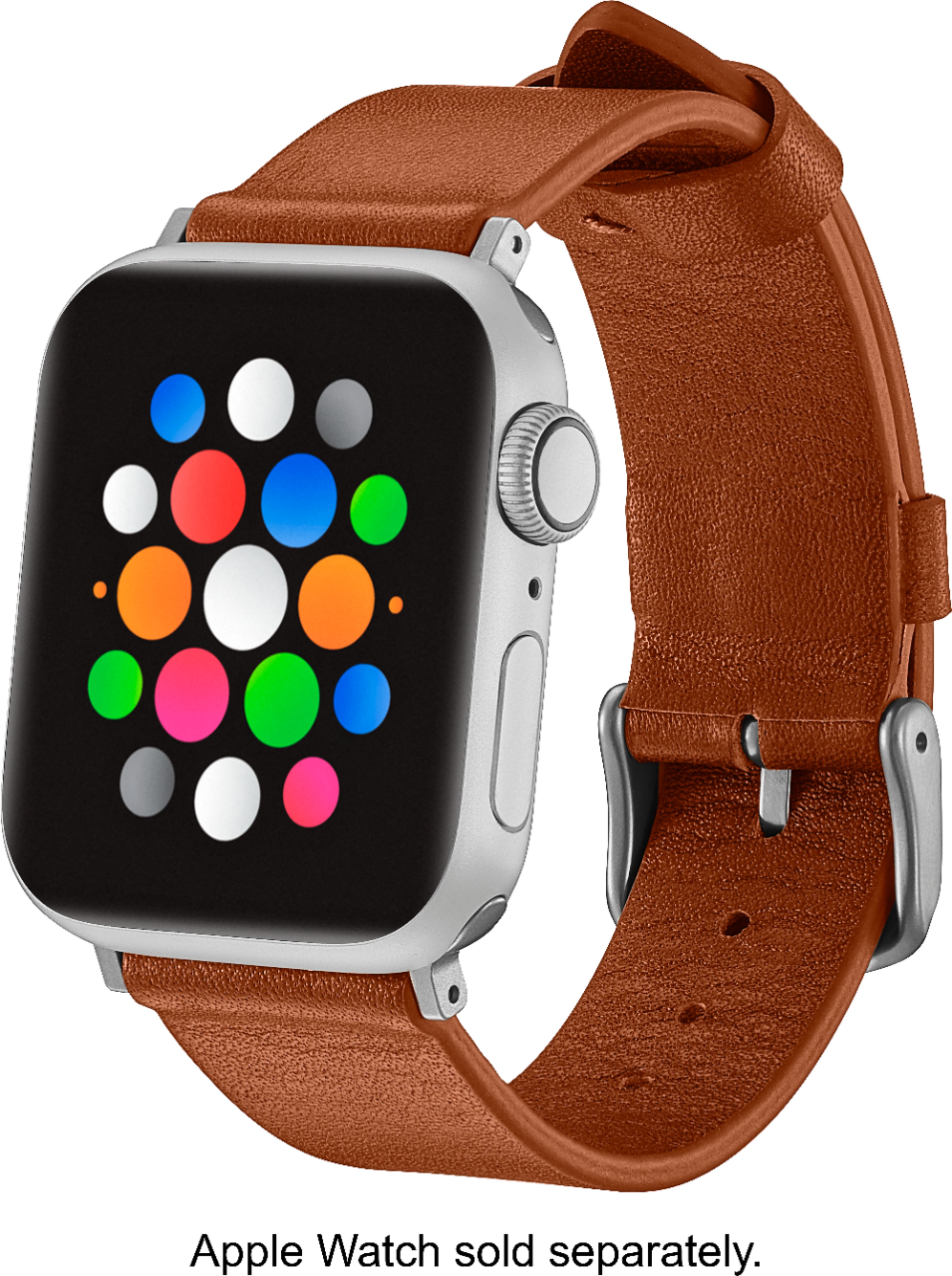 Best Buy: Platinum™ Horween Leather Band for Apple Watch 38mm