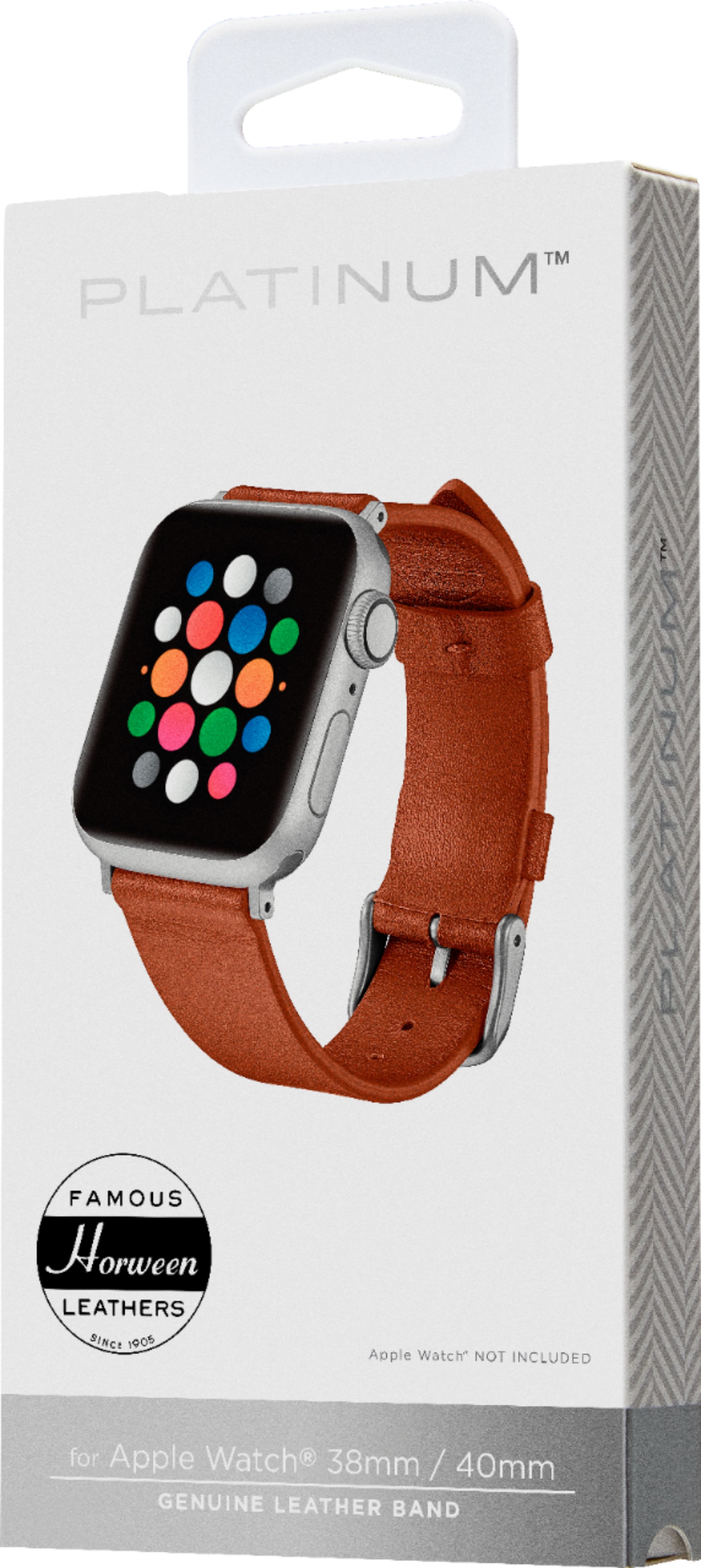 Waloo Classic Leather Band For Apple Watch - 38/40/41mm - White : Target