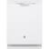 Front. GE - 24" Front Control Built-In Dishwasher with Stainless Steel Tub, 59 dBA - White.