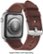 Alt View Zoom 15. Platinum™ - Horween Leather Band for Apple Watch™ 42mm, 44mm and 45mm - Bourbon.