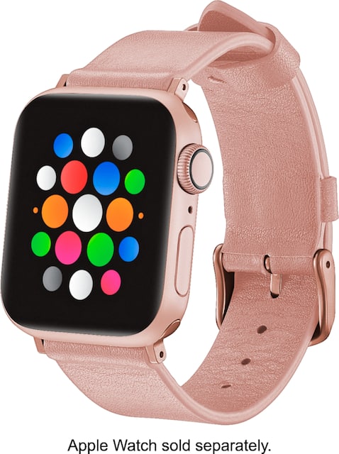 Platinum leather apple clearance watch band