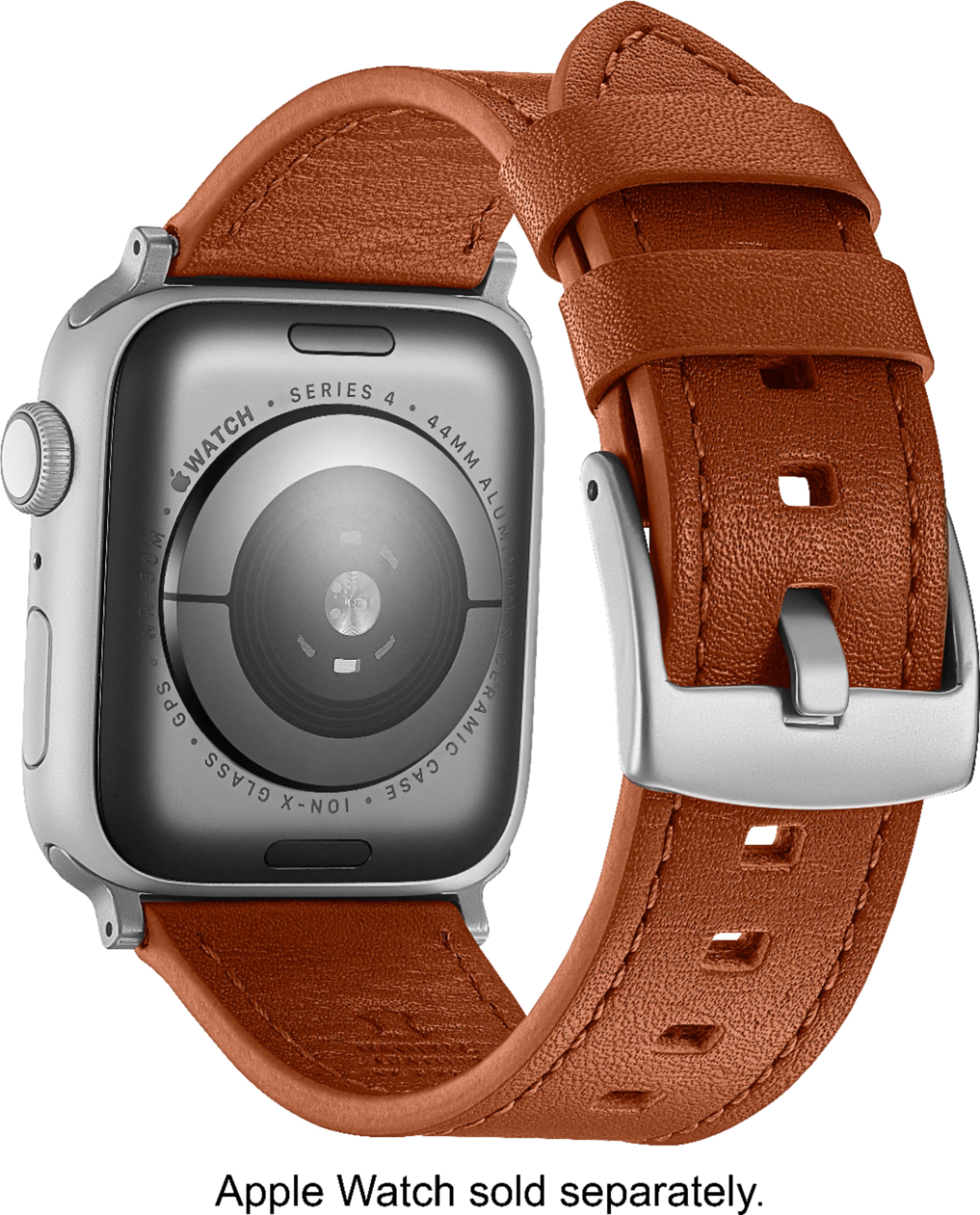 Thick Leather Compatible With Apple Watch Band / Gold Star 