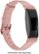 Angle Zoom. Platinum™ - Leather Band for Fitbit Inspire and Inspire HR - Pink.