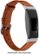 Angle Zoom. Platinum™ - Horween Leather Band for Fitbit Inspire and Inspire HR - Copper.