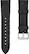 Alt View 11. Platinum™ - Horween Leather Watch Band for Fitbit Versa 2, Fitbit Versa, and Fitbit Versa Lite - Black.